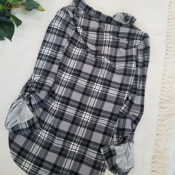 Ardene soft plaid shirt - Picture 4 of 10